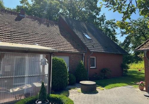Ansicht Altbau Richtung Anbau