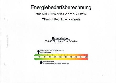 Energiebedarfsrechnung