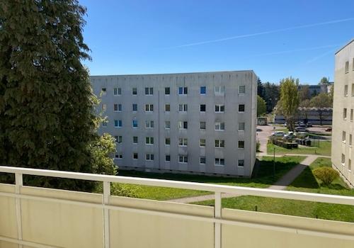 Blick vom Balkon