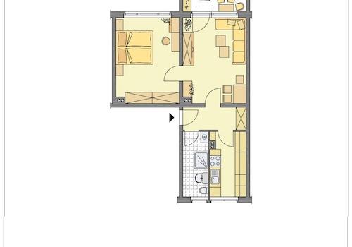 Grundriss möbliert