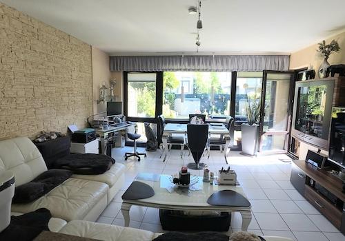 Wohnzimmer Blick in den Garten