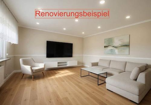 Renovierungsbeispiel Wohnraum
