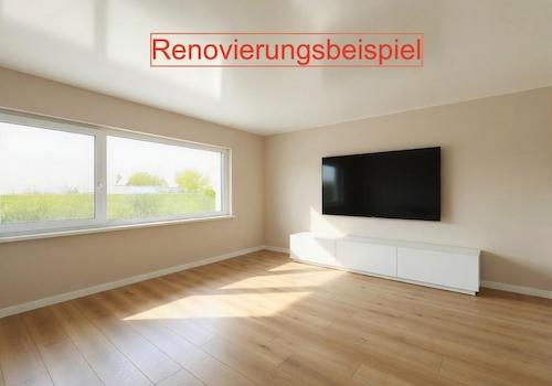 Renovierungsbeispiel Wohnraum