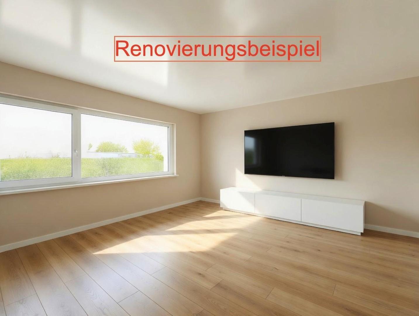 Renovierungsbeispiel Wohnraum