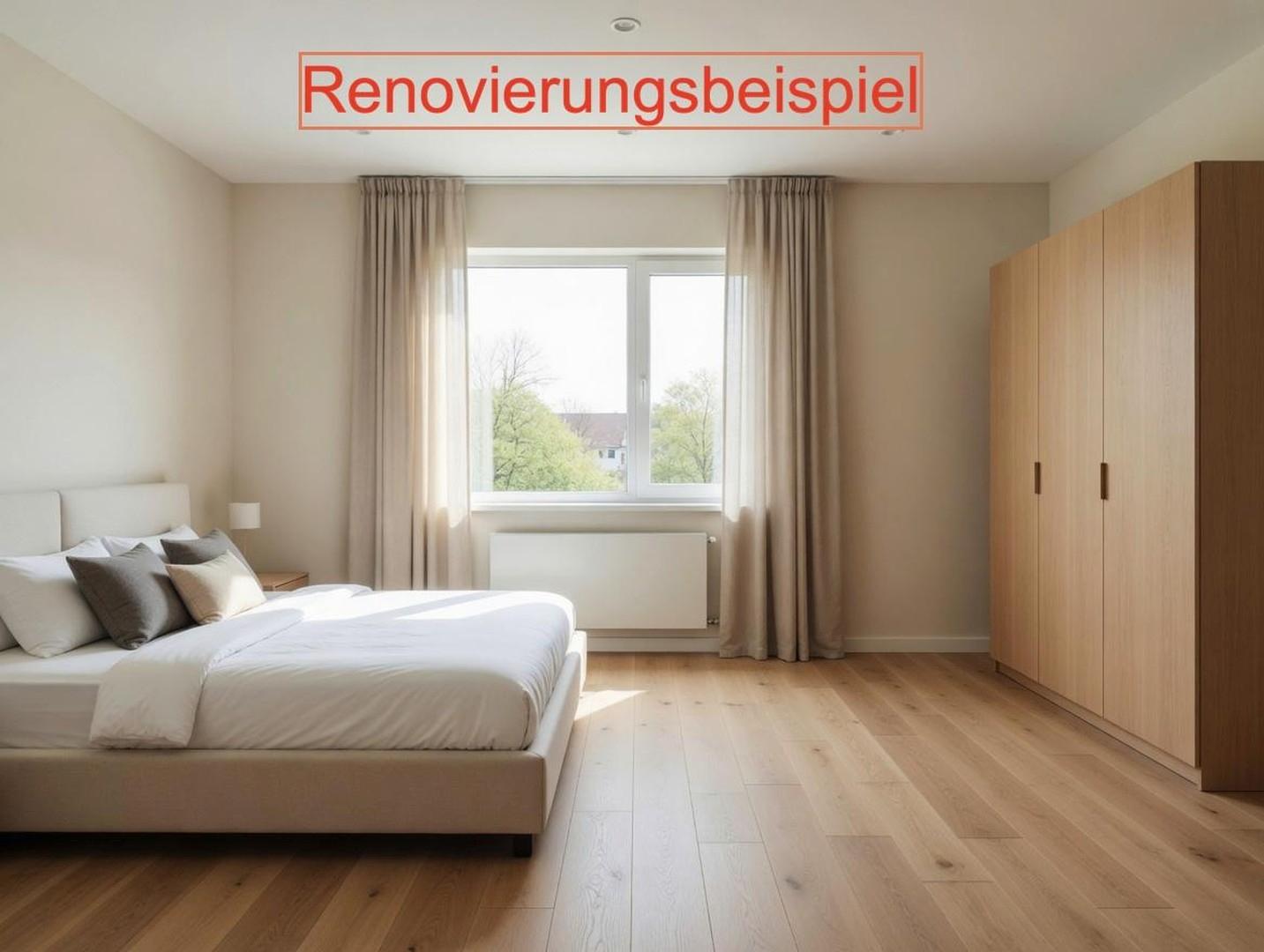 Renovierungsbeispiel Zimmer