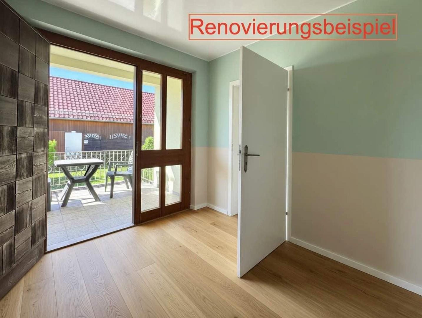 Renovierungsbeispiel Eingang