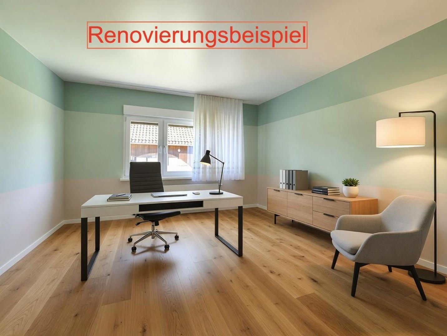 Renovierungsbeispiel Zimmer