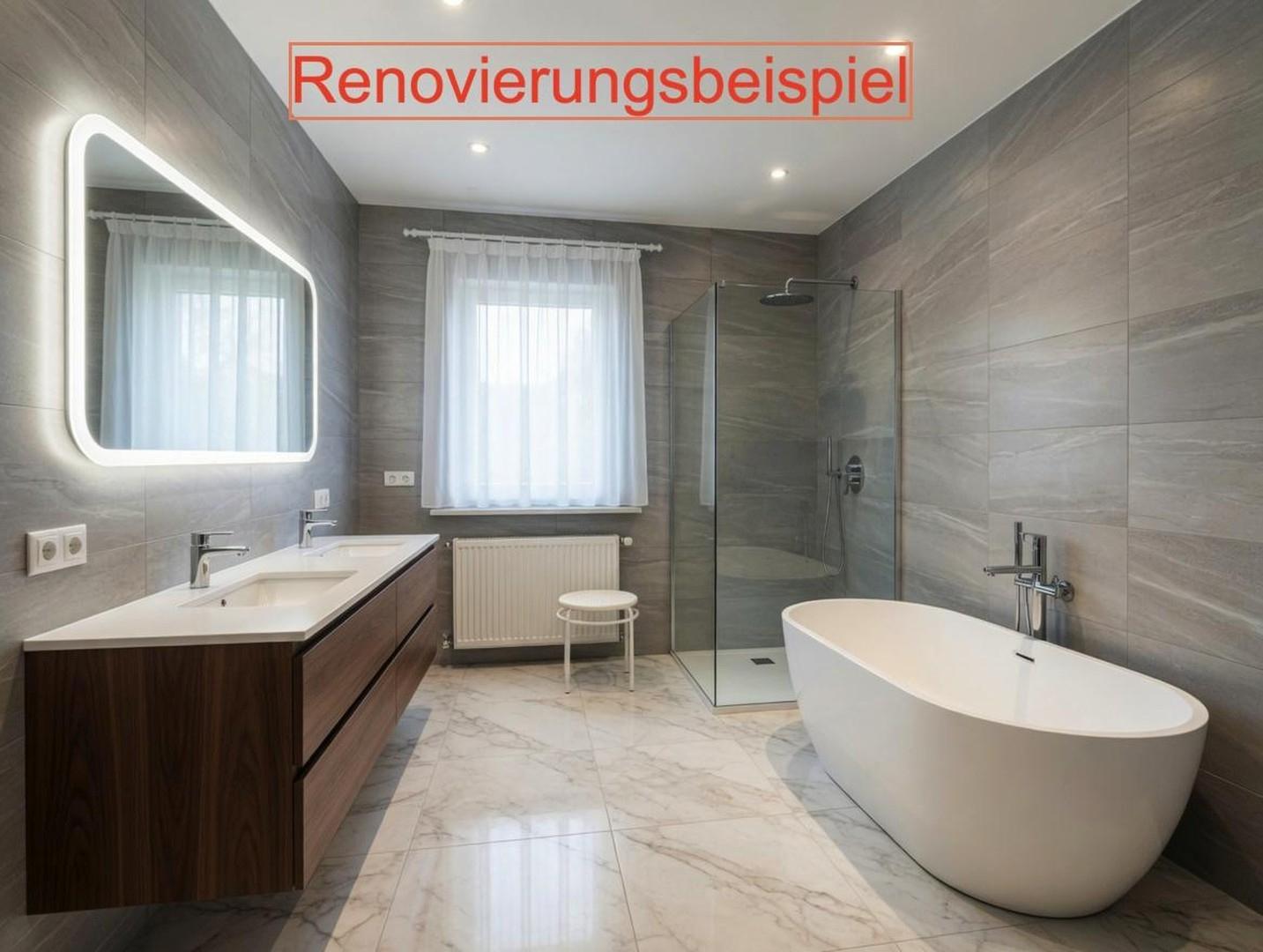 Renovierungsbeispiel Bad