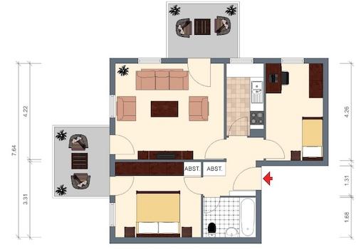 Wohnungsgrundriss