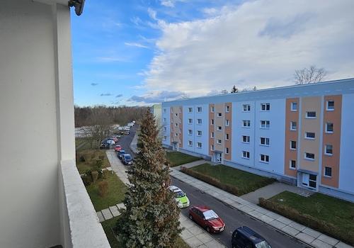 Blick vom Balkon