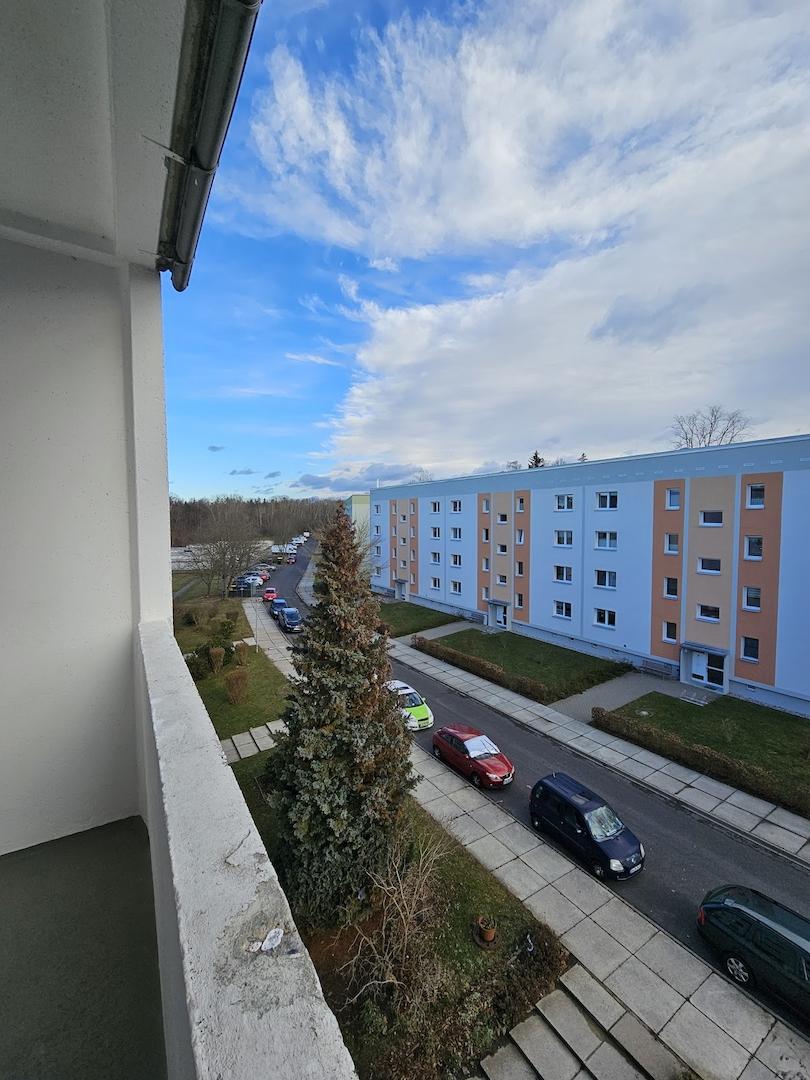 Blick vom Balkon