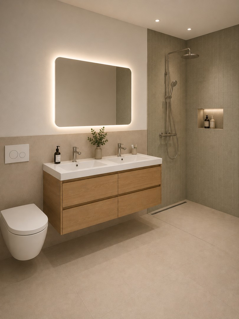 WE 1: Badezimmer Entwurf