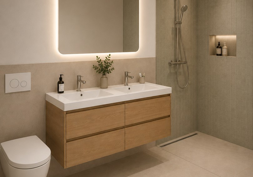 WE 2: Badezimmer Entwurf