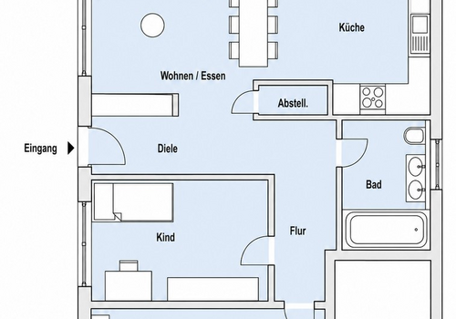 WE 1 Grundriss