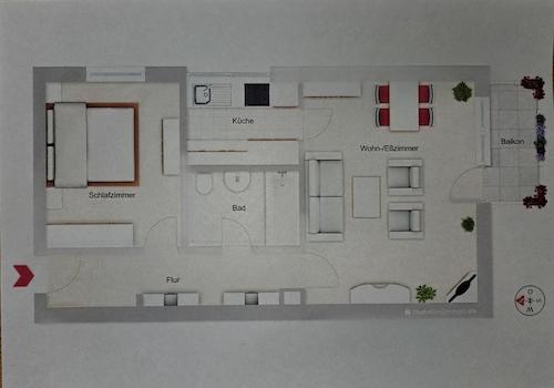 Grundriss Wohnung