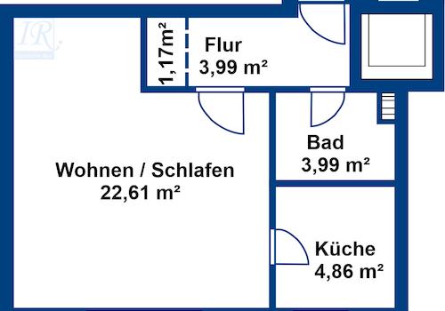 Grundriss-Wohnung -68 / 3-OG