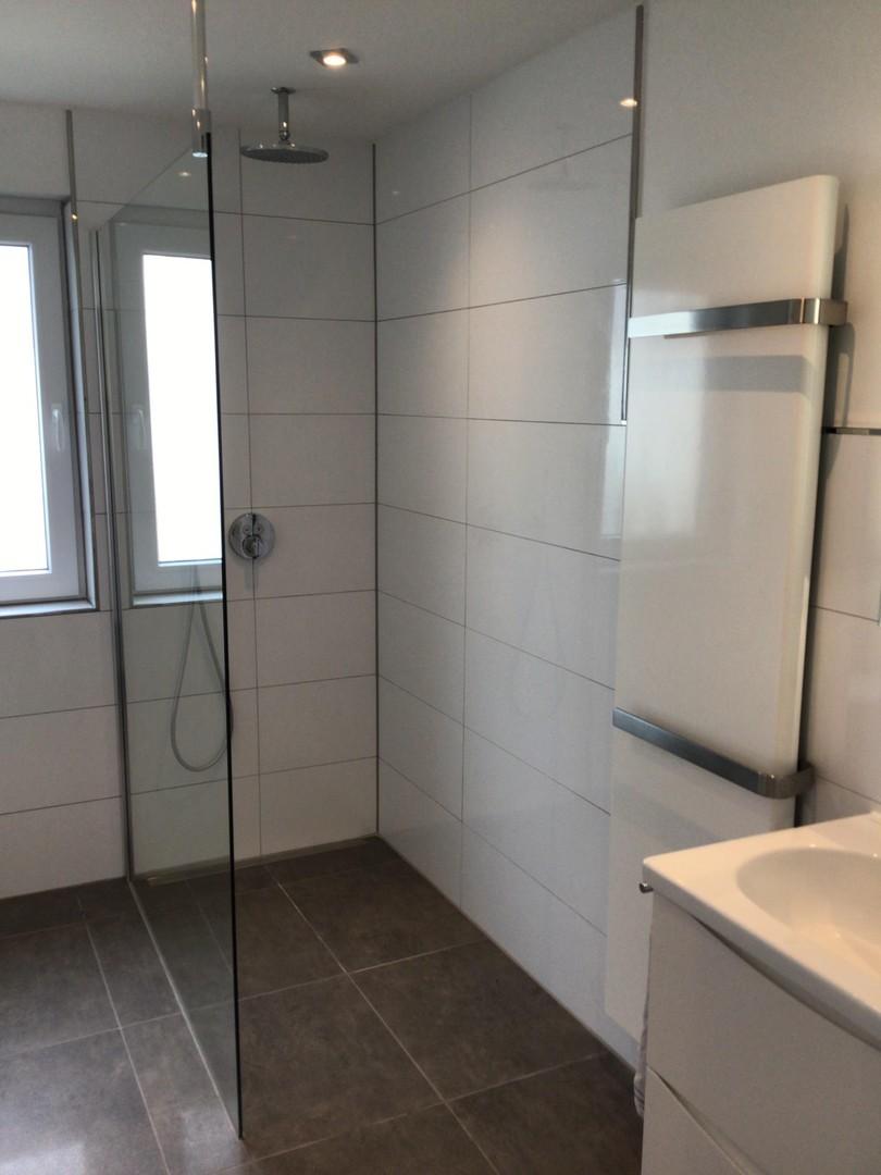 Dusche mit Regenbrause