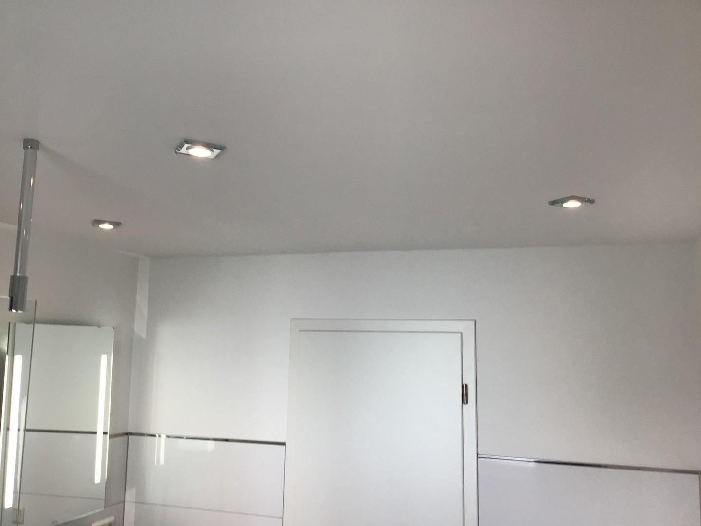 Glas - Einbaustrahler Bad