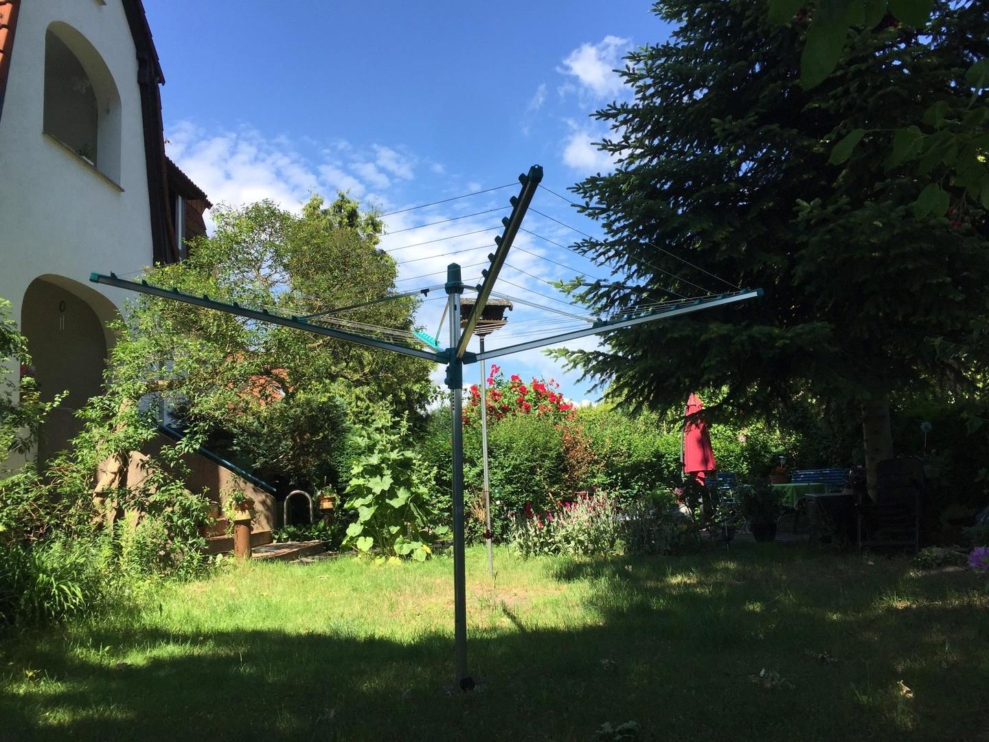Sonnige Vorgartenansicht