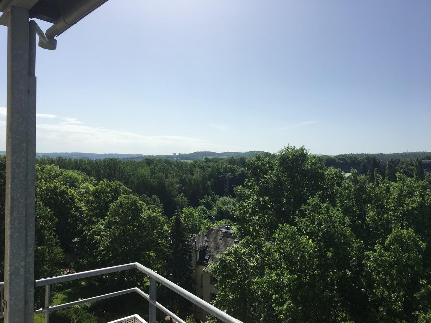 überdachter Balkon