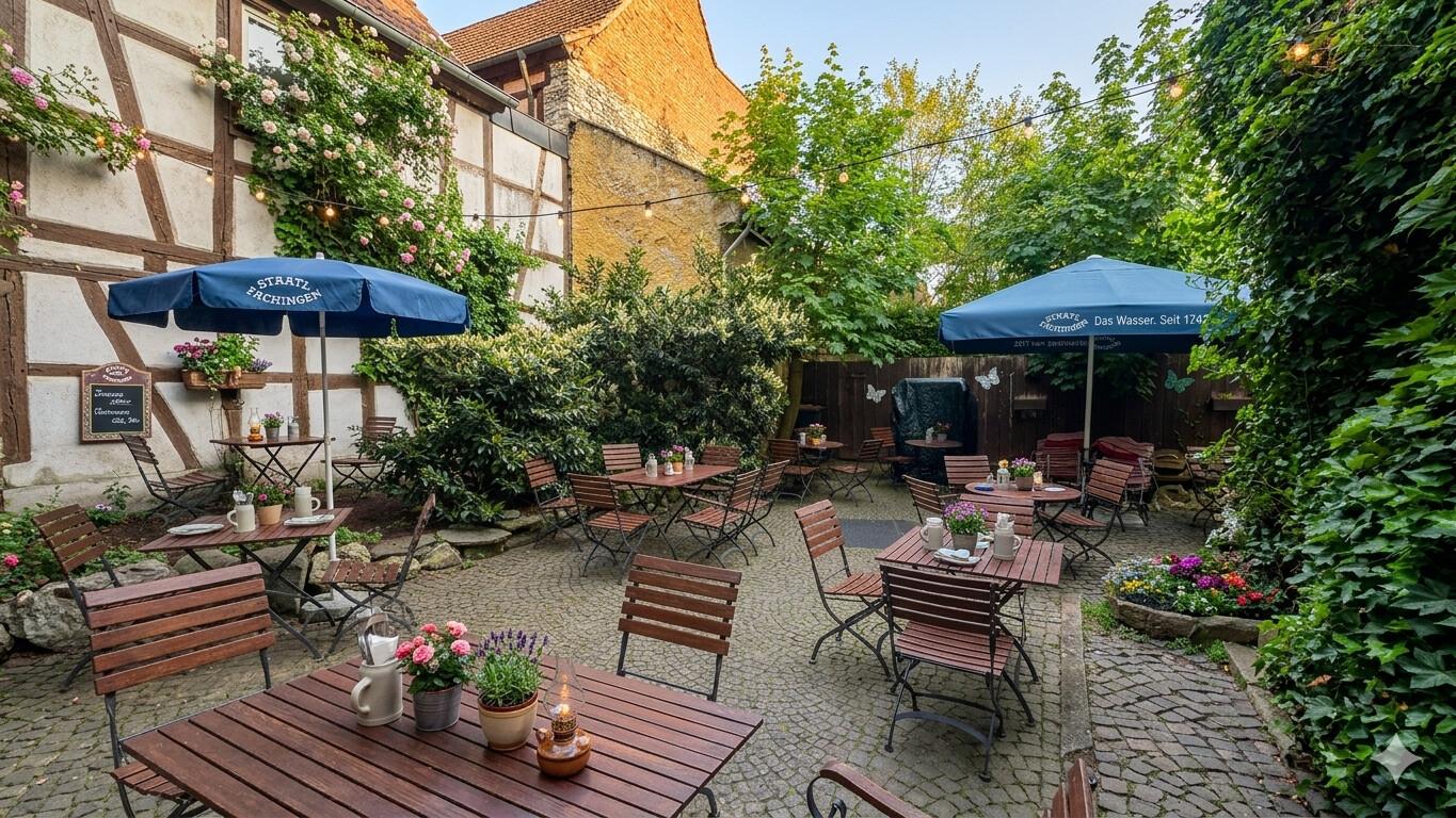 Terrasse mit Bestuhlung