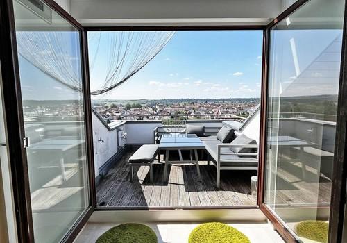 Balkon mit Fernsicht 
