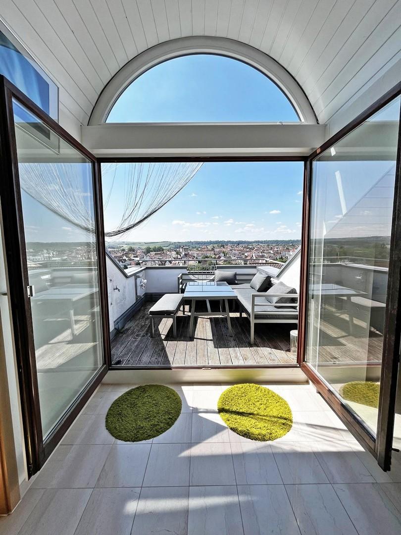 Balkon mit Fernsicht 