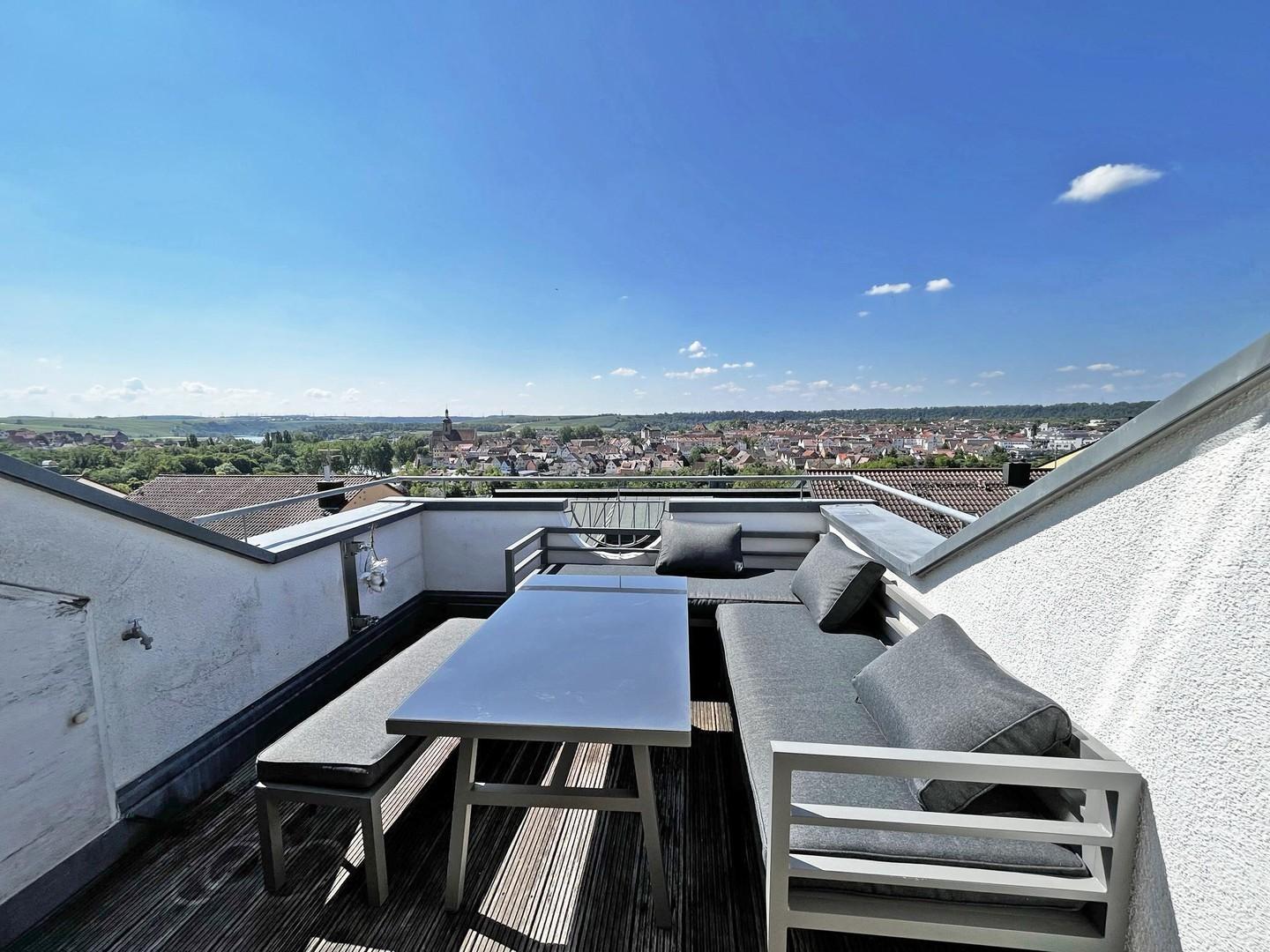 Balkon mit Fernsicht 
