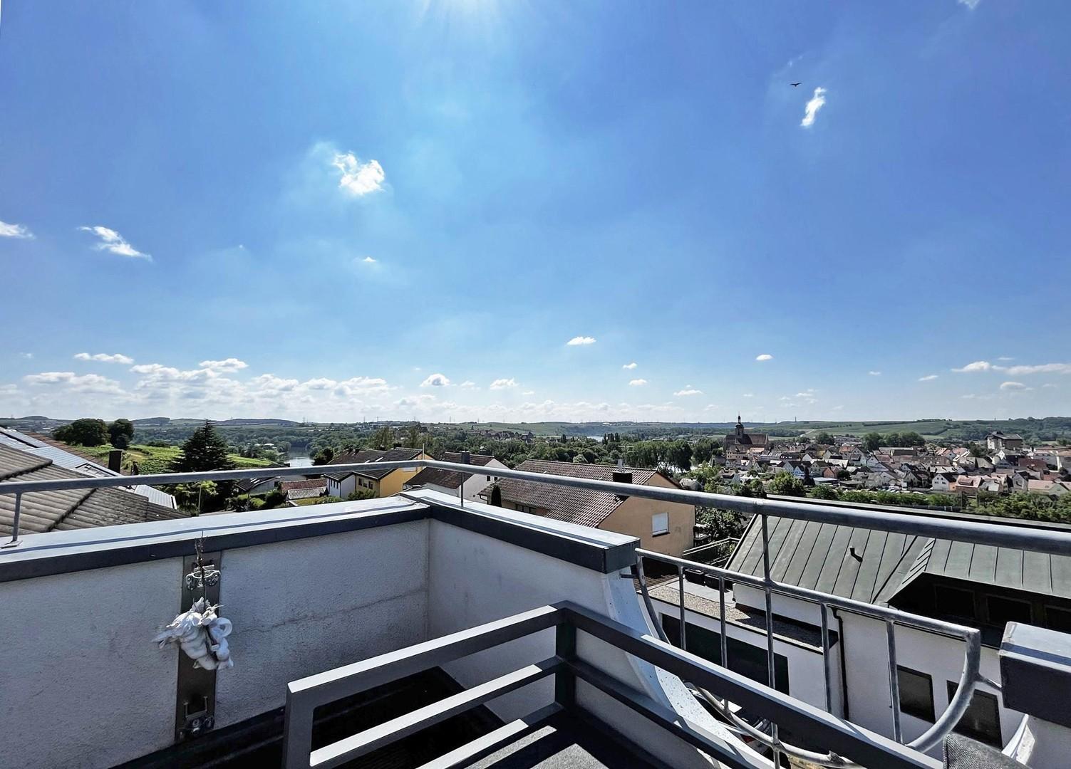 Balkon mit Fernsicht 