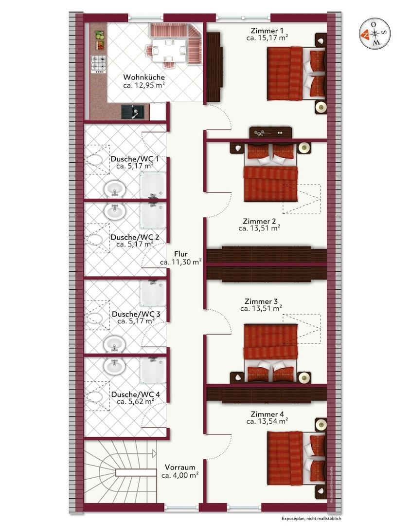 Grundriss Dachgeschoss
