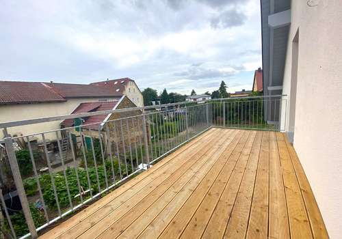 großzügiger Balkon