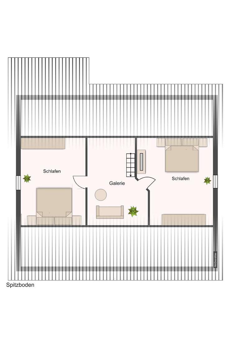 Grundriss Spitzbogen