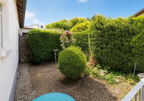 Gartenbereich hinter dem Haus