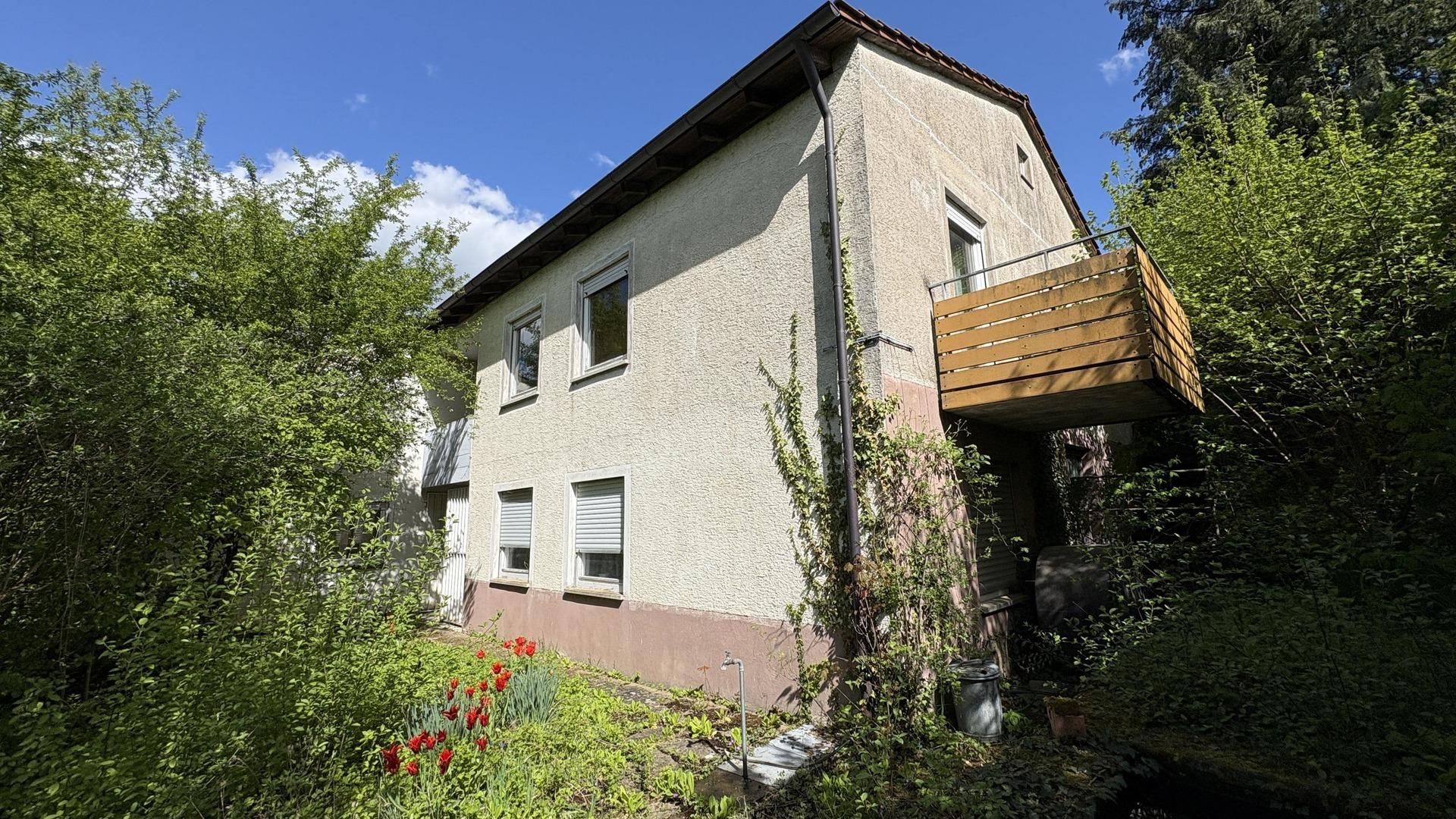 Hausansicht von Gartenseite