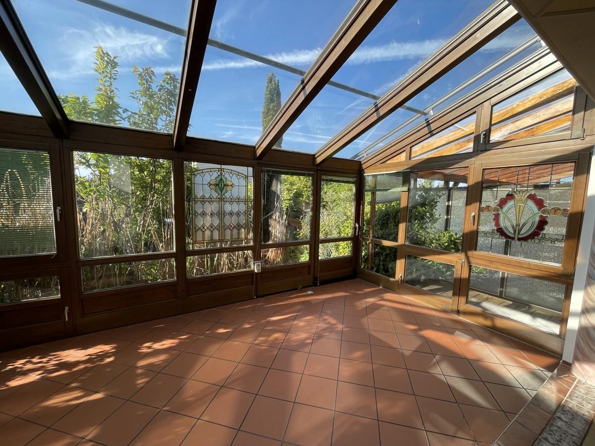 Warmwintergarten mit Fußbodenheizung
