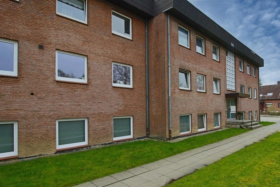 Rückansicht der Wohnanlage