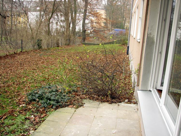 Terrasse mit Gartenmitbenutzung
