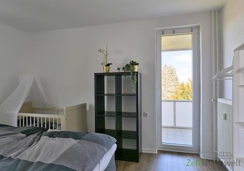 Balkonausgang am Schlafzimmer