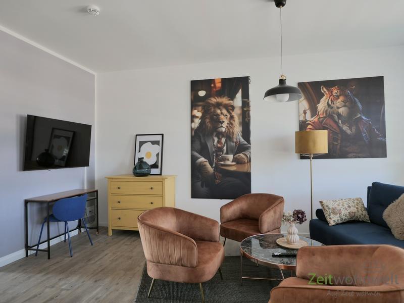 Blick ins Wohnzimmer