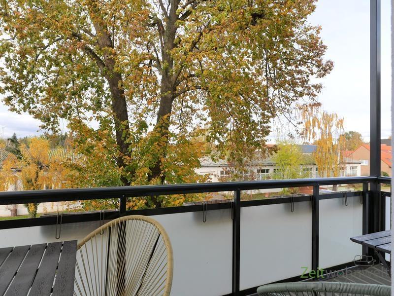 Blick vom Balkon