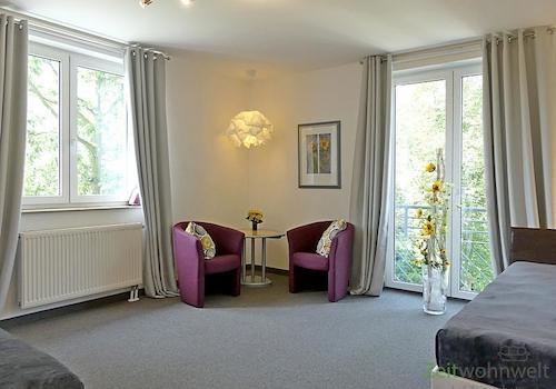 Blick in das zweite Schlafzimmer