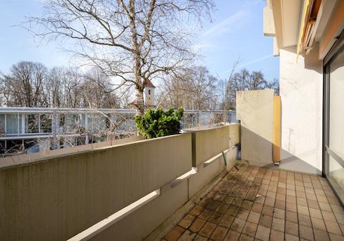 Balkon nach Westen