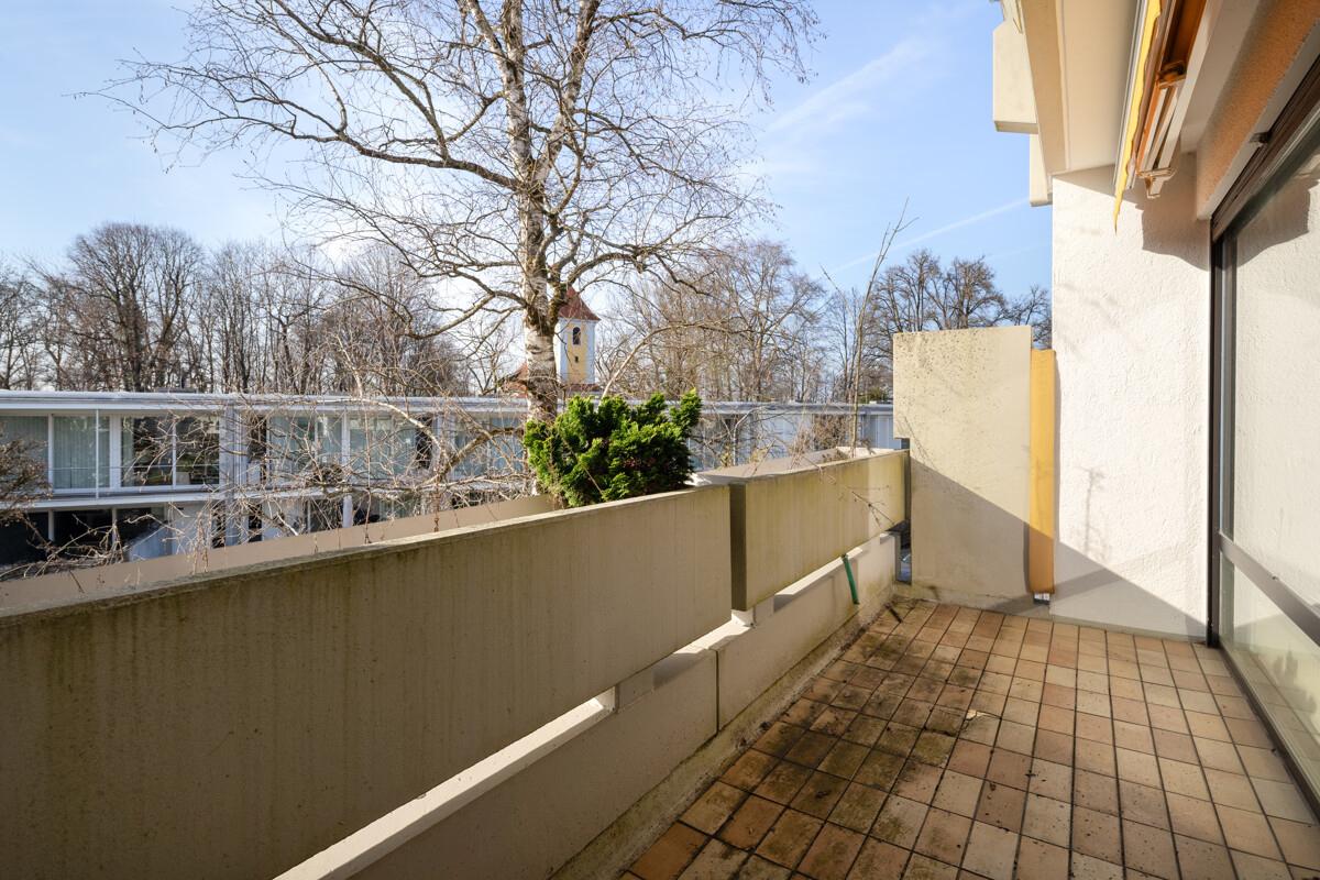 Balkon nach Westen