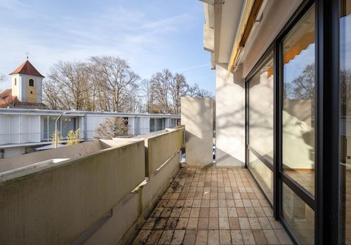 Großzügiger Balkon