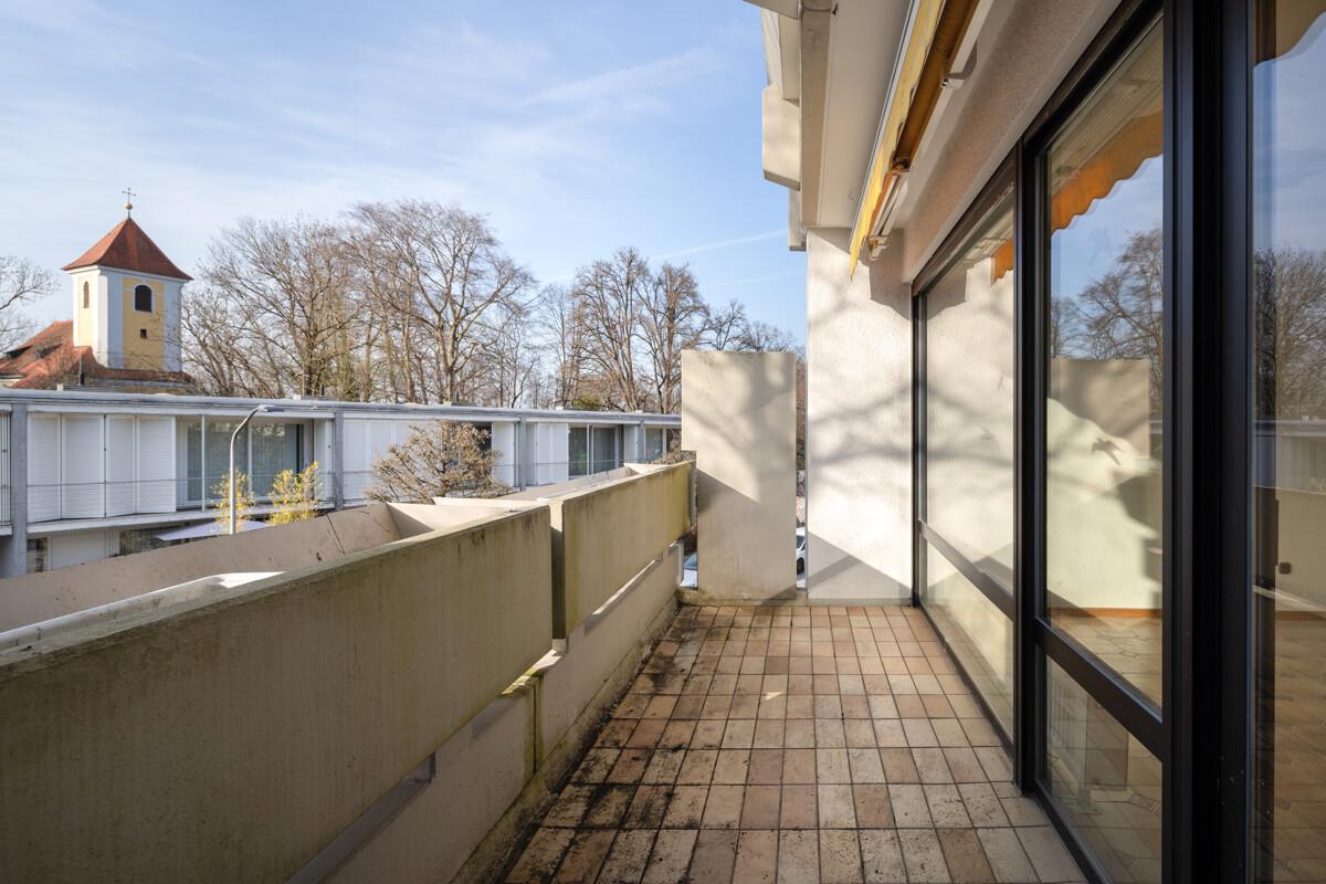 Großzügiger Balkon