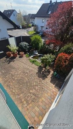 Blick vom Balkon aus