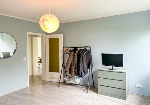 geräumiges Schlafzimmer 