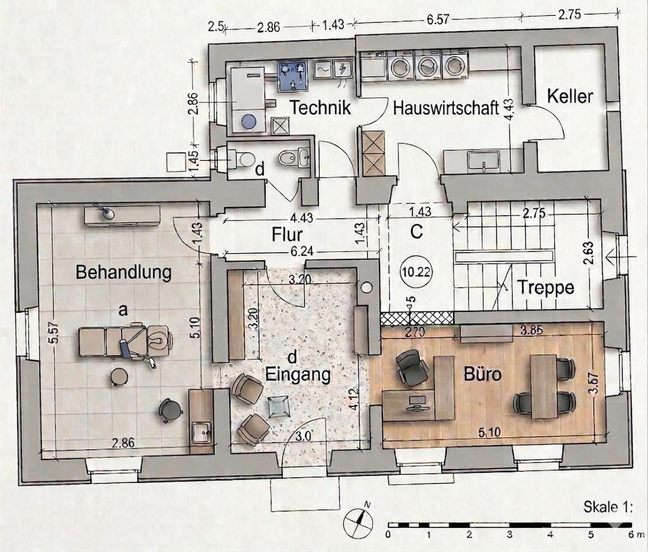 Aufteilung EG