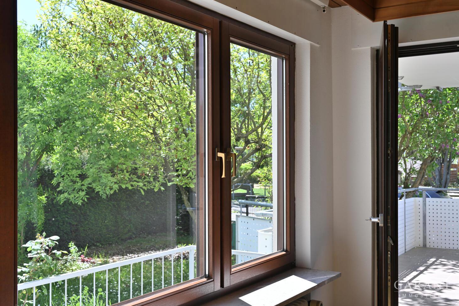 Schöner Blick in den Garten