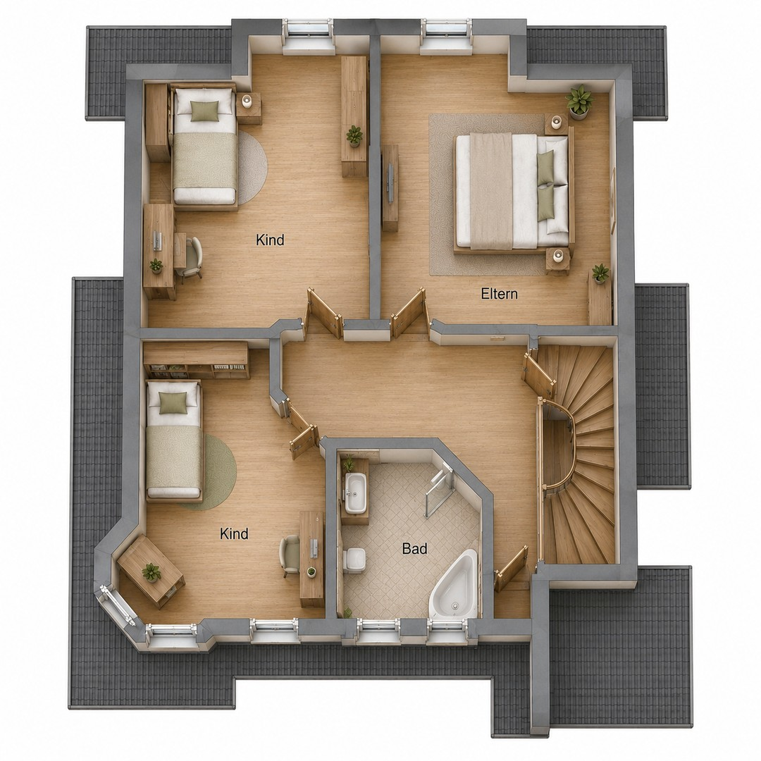 Grundriss Dachgeschoss